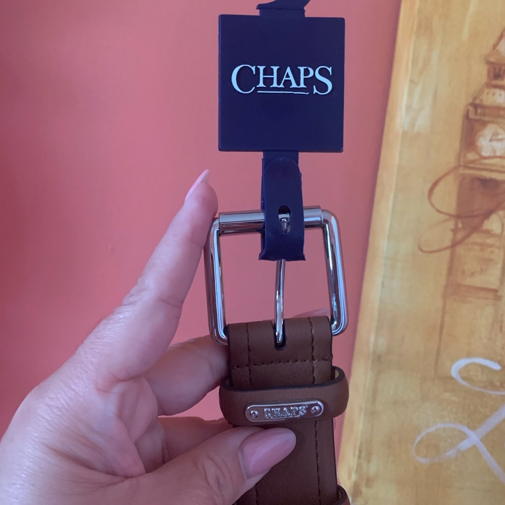 Men’s Chaps Tan Belt. NWT. XL - Picture 5 of 7